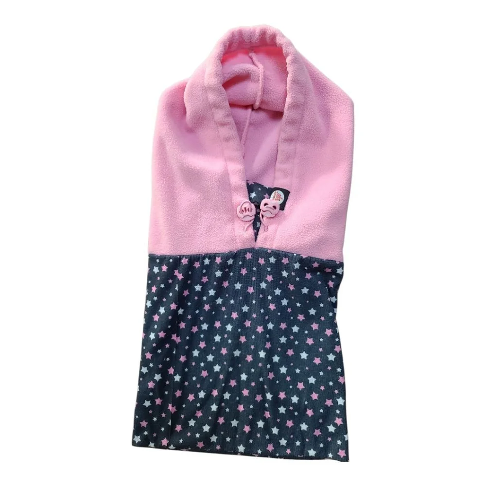 AONIJIE Pink Black Fleece Hooded Balaclava